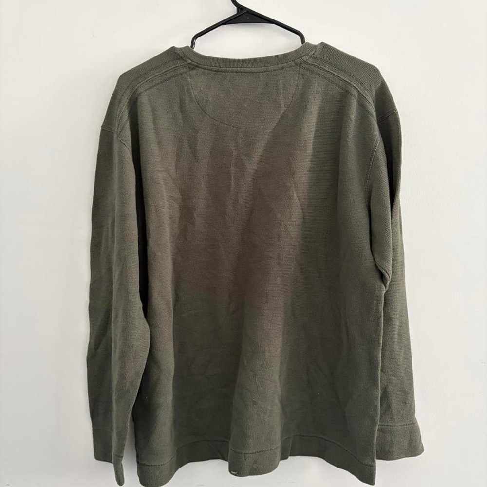 Y2k Method olive green crewneck sweatshirt Size L - Picture 3 of 5